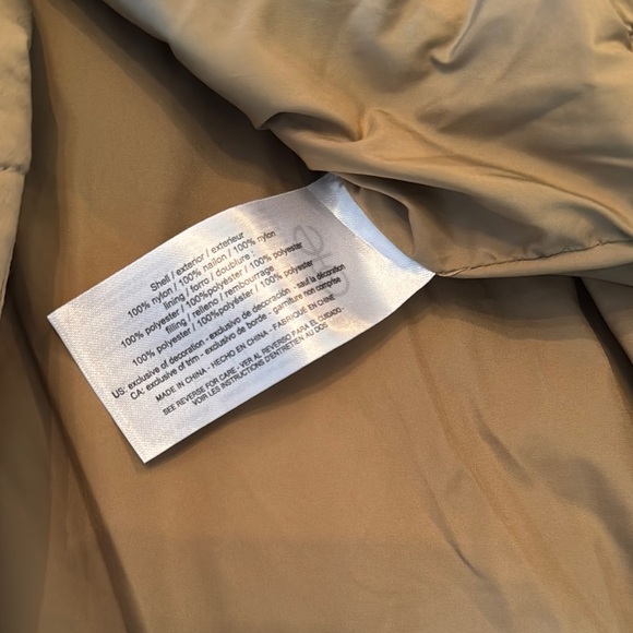 Russ Quilted Camel Puffer Jacket NWT M - Picture 12 of 14